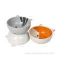Ceramic Pet Dog Food Bowl With Stand